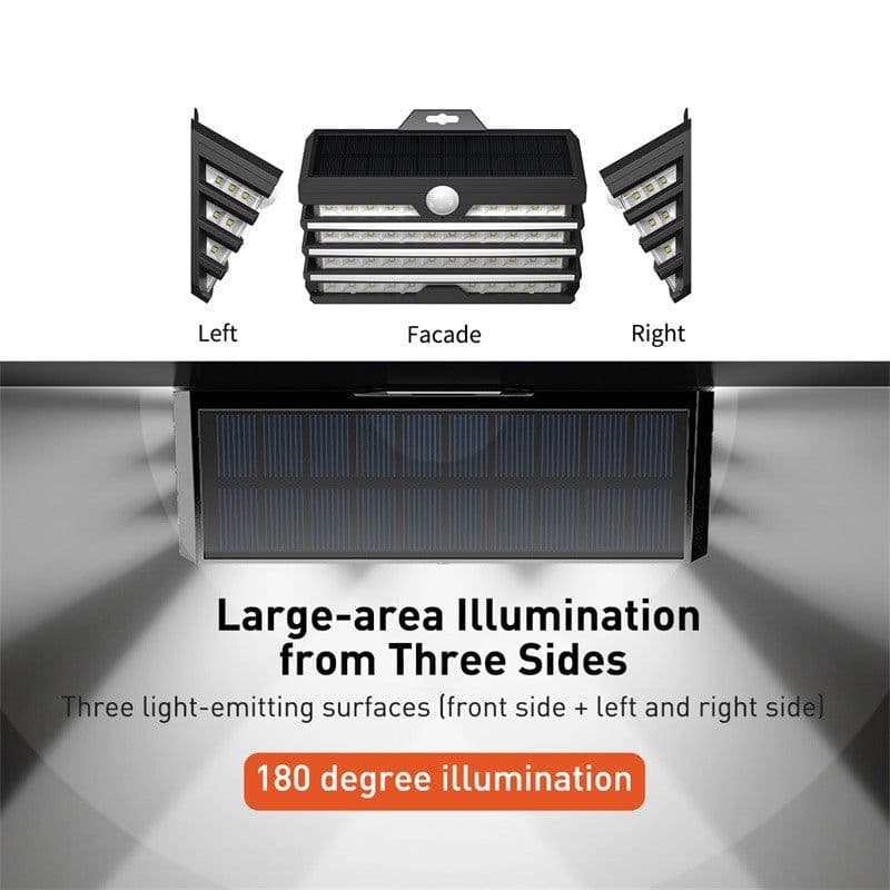image-LED Solar Light Outdoor Solar Garden Lights Motion Sensor Wall Lamp Waterproof Solar Powered Garden Landscape Lawn Lamp
