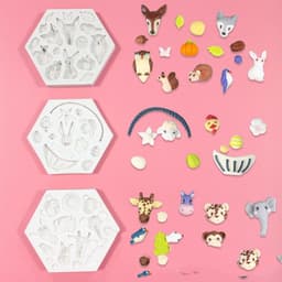 image-Silicone Mold Fondant Chocolate Candy Soap Easter Christmas Mould Oven Steam Useful Cake Decorating Tools Resin