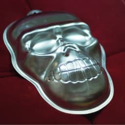 image-new cake mold fondant mold 3D skull head cake decorating tools aluminum mold chocolate Halloween baking moulds