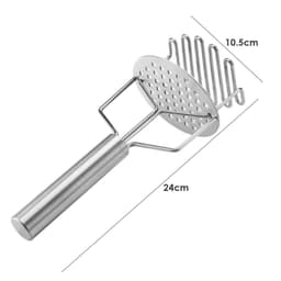 image-Potato Masher Mud Pressure Machine Juice Pusher Stainless Steel Salads Chopper Fruit Vegetable Tools Kitchen Gadgets Crusher