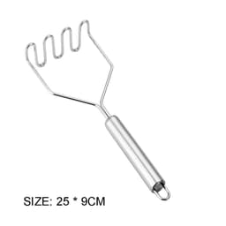 image-Potato Masher Mud Pressure Machine Juice Pusher Stainless Steel Salads Chopper Fruit Vegetable Tools Kitchen Gadgets Crusher