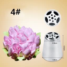 image-7 Pcs Cream Stainless Steel Russian Icing Piping Nozzle for polishing Pastry Tools Cupcake Tips Kitchen Accessories