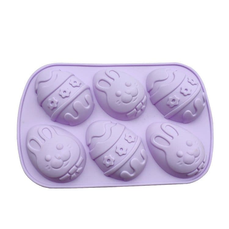 image-Easter Day Egg Shape Silicone Mold Gummy Animal Fondant Chocolate Candy Mould Cake Baking Decorating Tools Kitchen Bake Tool