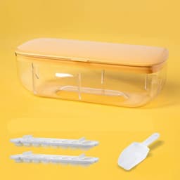 image-Ice Cube Tray With Storage Box Quick Demould Ice Cube Moulds Lazy Ice Maker For Cocktail Whiskey Bar Kithcen Tools Accessories