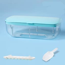 image-Ice Cube Tray With Storage Box Quick Demould Ice Cube Moulds Lazy Ice Maker For Cocktail Whiskey Bar Kithcen Tools Accessories