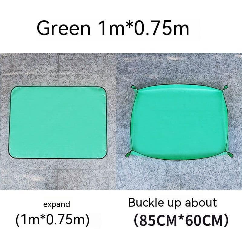 image-Gardening Mat Soil Changing Mat Waterproof Thickened Succulent Pot Planting Operation Flower