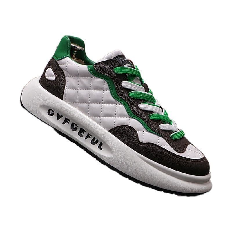 image-Sports Casual Color Blocking Printing Thick Soled Shoes