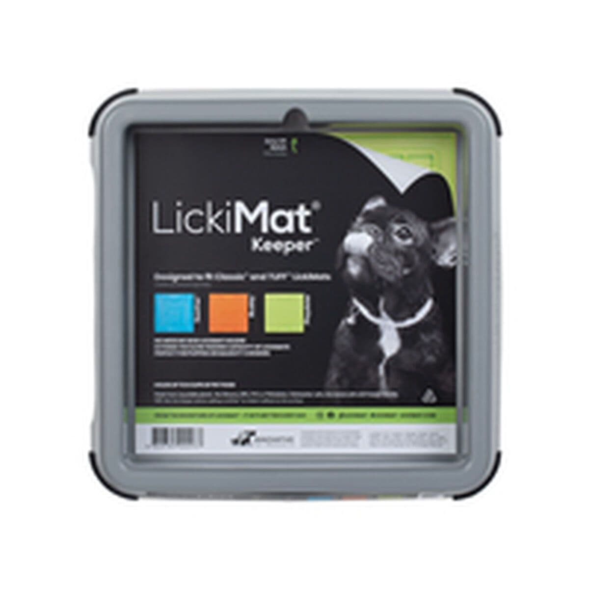 image-Dog Feeder Lickimat Indoor Keeper Grey polypropylene