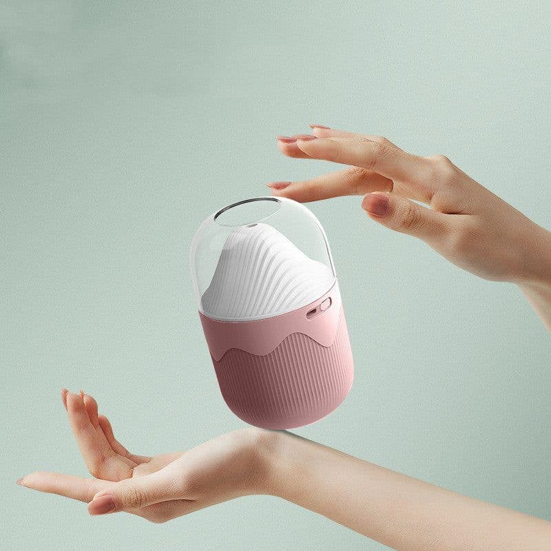 image-New Volcano Humidifier Intelligent Voice Water Make Up Air Humidifier Colorful Diffuser