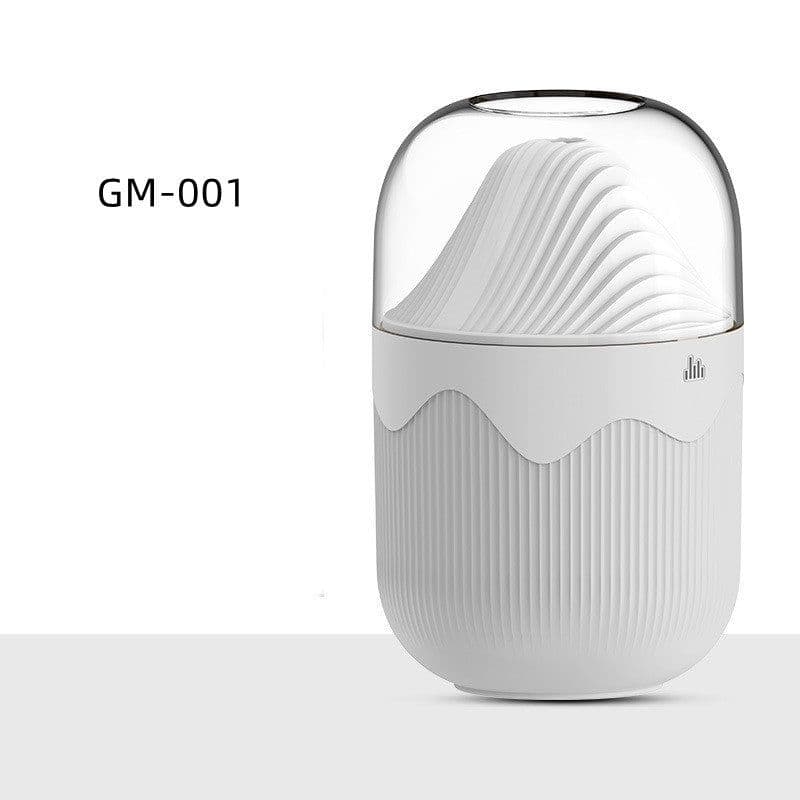 image-New Volcano Humidifier Intelligent Voice Water Make Up Air Humidifier Colorful Diffuser