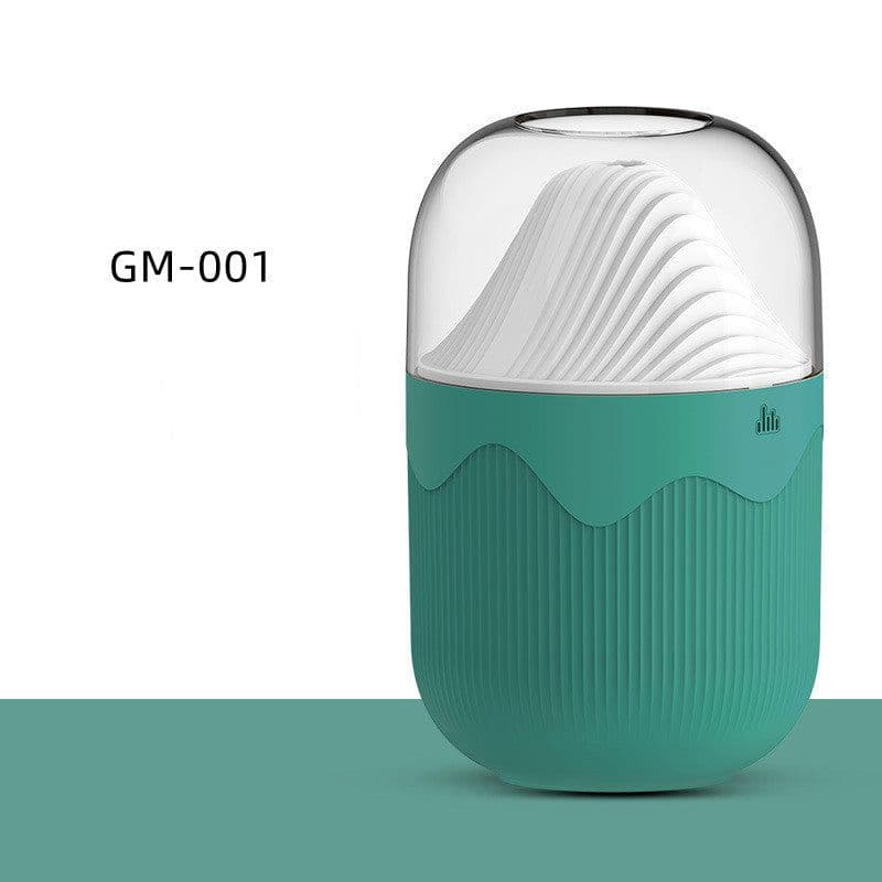 image-New Volcano Humidifier Intelligent Voice Water Make Up Air Humidifier Colorful Diffuser