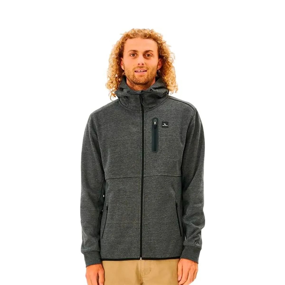 image-Jacket Rip Curl Anti Series Departed Zip Thr Dark grey
