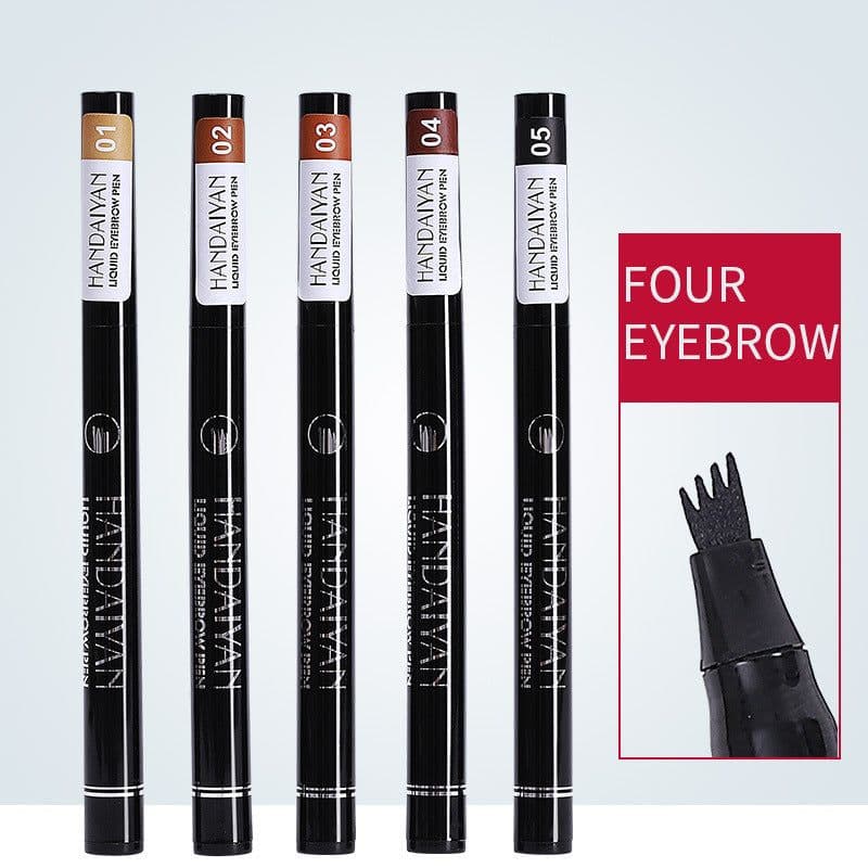 image-Four-head Eyebrow Pencil Liquid Eyebrow Pencil Tattoo Eyebrow Pencil Eyebrow Pencil 4-head Eyebrow Pencil Four-jaw Eyebrow Pencil