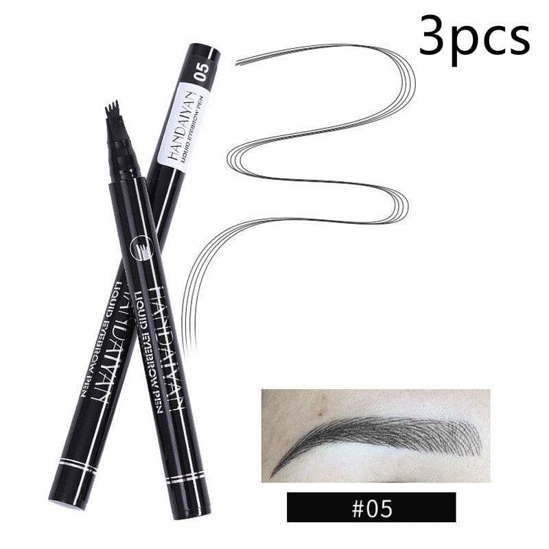 image-Four-head Eyebrow Pencil Liquid Eyebrow Pencil Tattoo Eyebrow Pencil Eyebrow Pencil 4-head Eyebrow Pencil Four-jaw Eyebrow Pencil