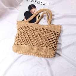 image-Women's Fashion Casual Weaving Hollow Shoulder Bag