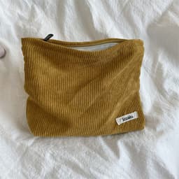 image-Fashion Corduroy Cosmetic Bag Women