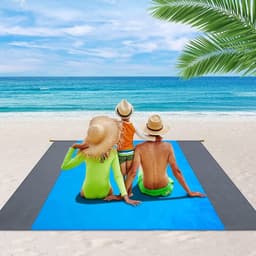 image-Outdoor Camping Waterproof And Moisture-proof Liner Pocket Folding Lawn Beach Mat