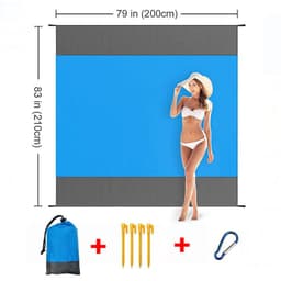 image-Outdoor Camping Waterproof And Moisture-proof Liner Pocket Folding Lawn Beach Mat