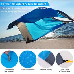 image-Outdoor Camping Waterproof And Moisture-proof Liner Pocket Folding Lawn Beach Mat