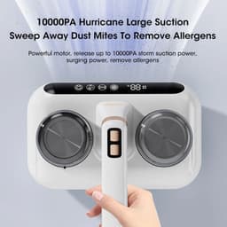 image-New Mattress Vacuum Mite Remover Cordless Handheld Cleaner Powerful Suction For Cleaning Bed Pillows Home Supplies
