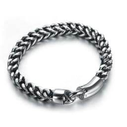 image-European and American stainless steel bracelet men's jewelry wholesale fashion keel domineering bracelet BE0086