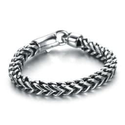 image-European and American stainless steel bracelet men's jewelry wholesale fashion keel domineering bracelet BE0086