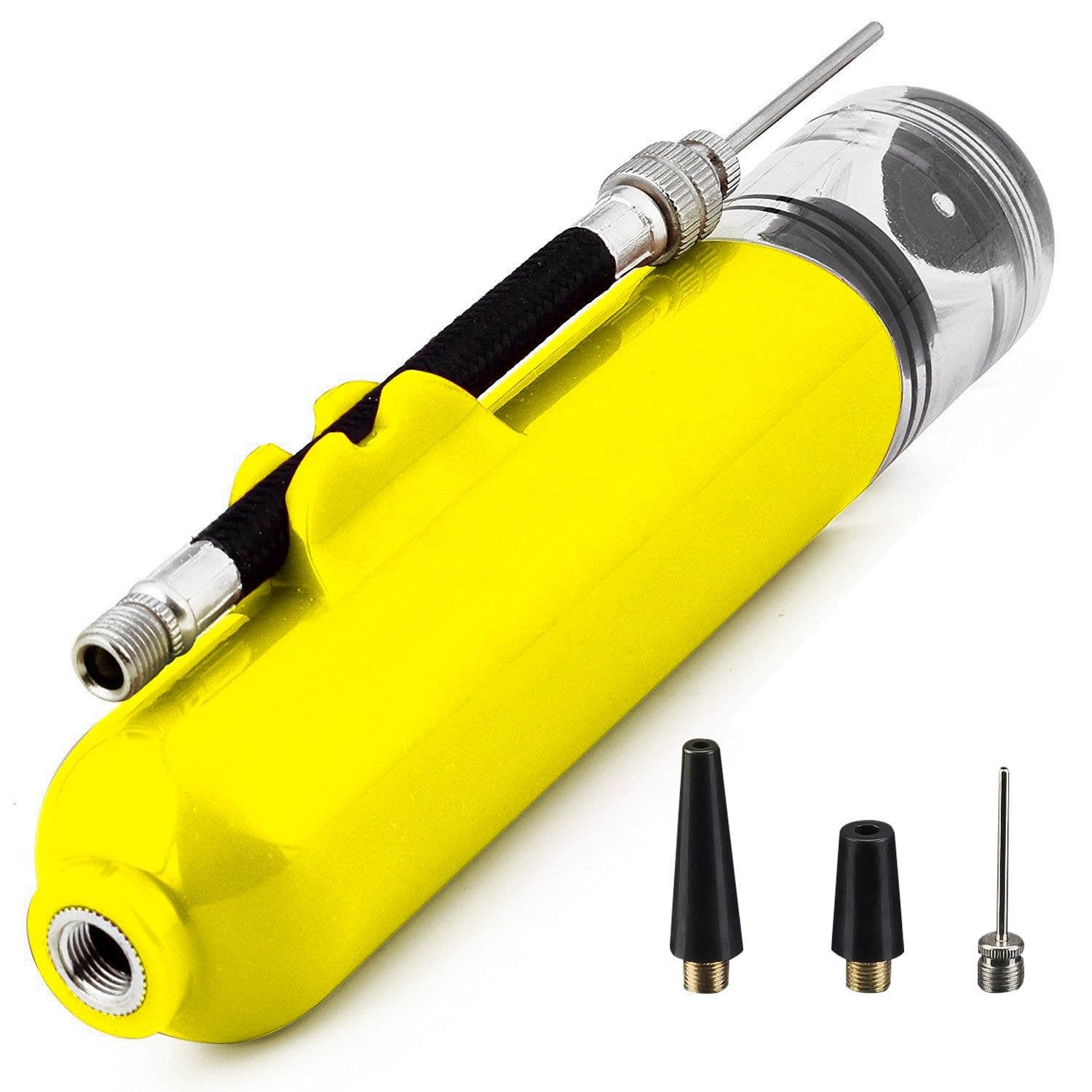 image-Basketball Inflator Pump - Portable 8" with Needles