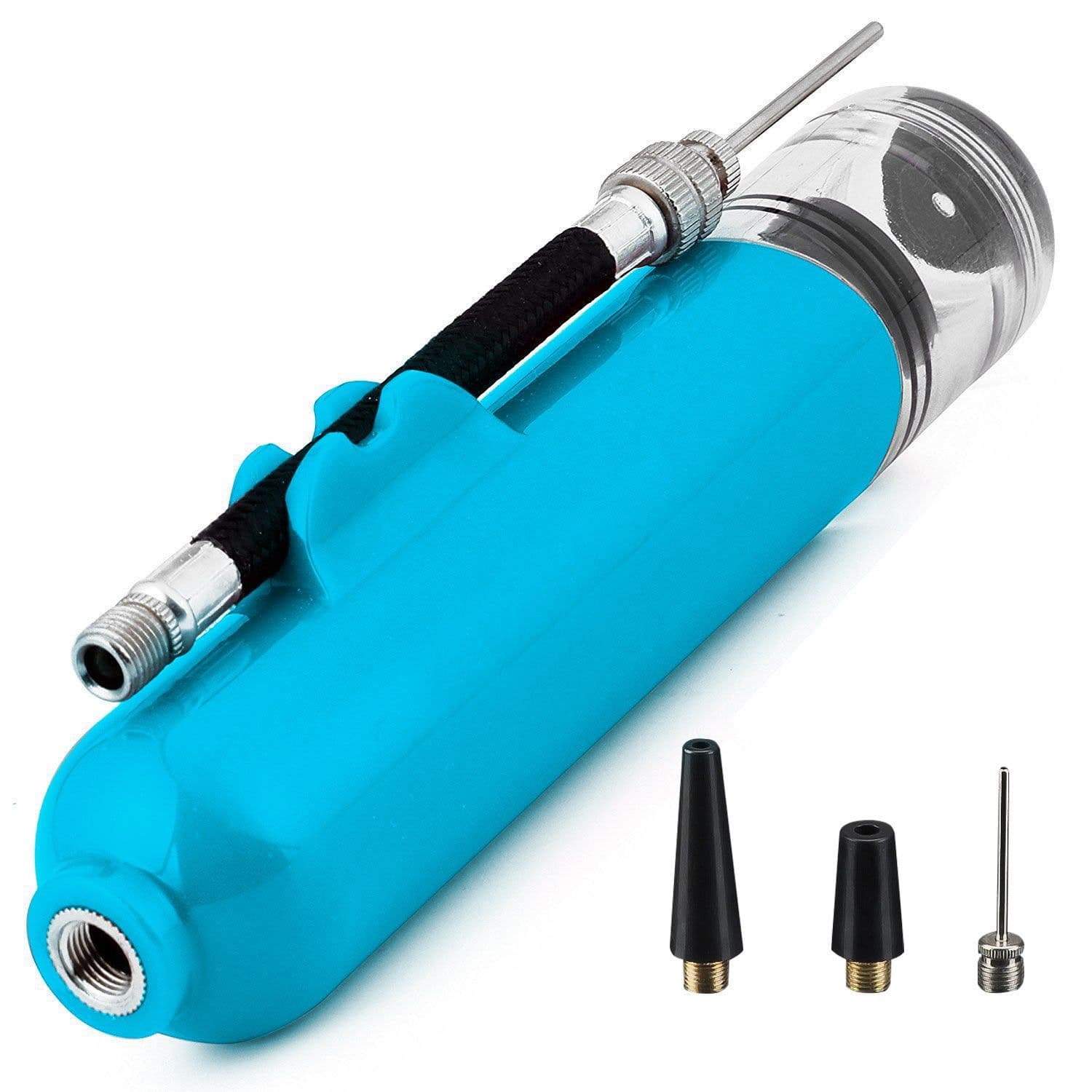 image-Basketball Inflator Pump - Portable 8" with Needles