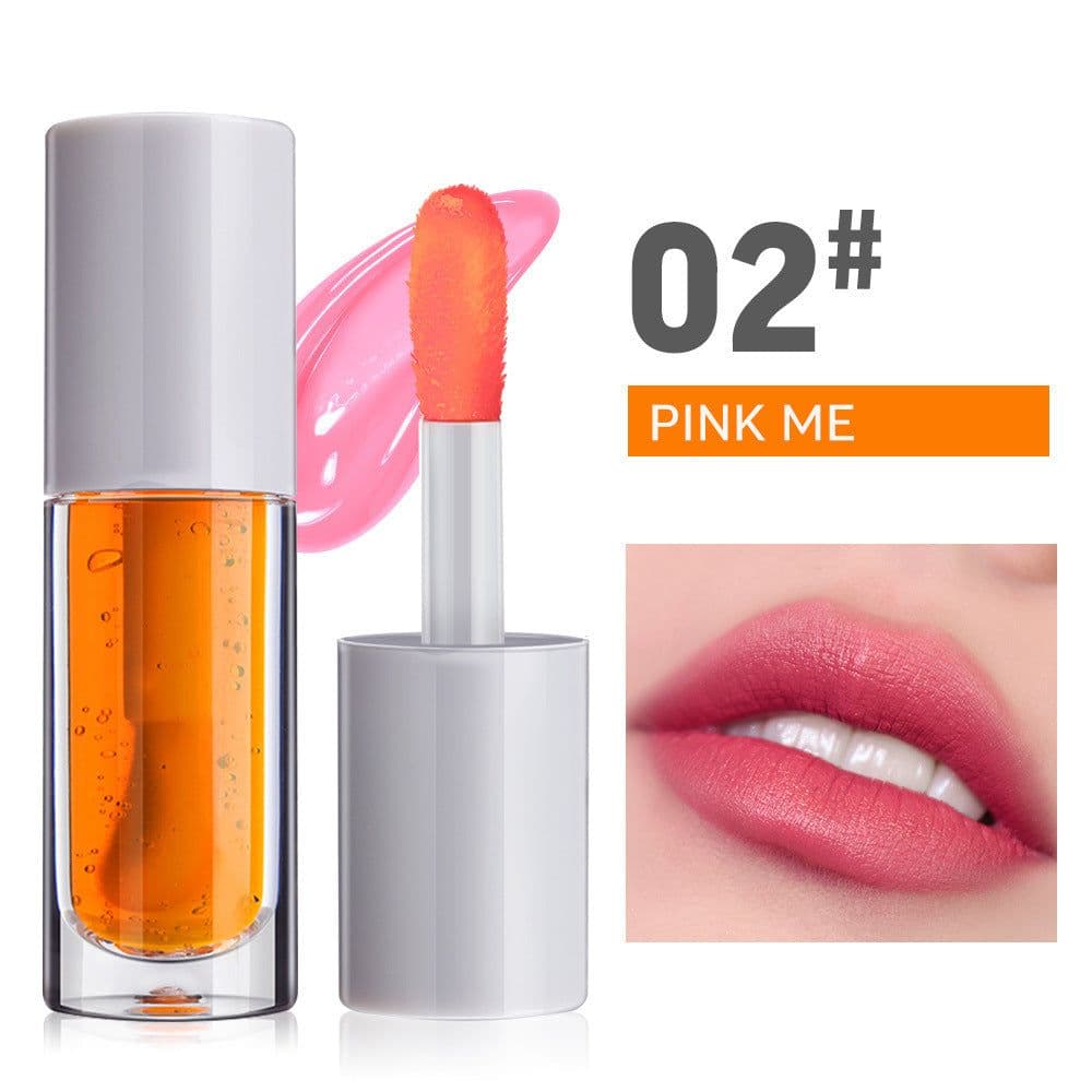 image-Non-decolorizing Lip Stain Lip Gloss Jelly Tint Lip Gloss Lip Cheek Eye Shadow 3 Ins Thick Pole Lipstick Water