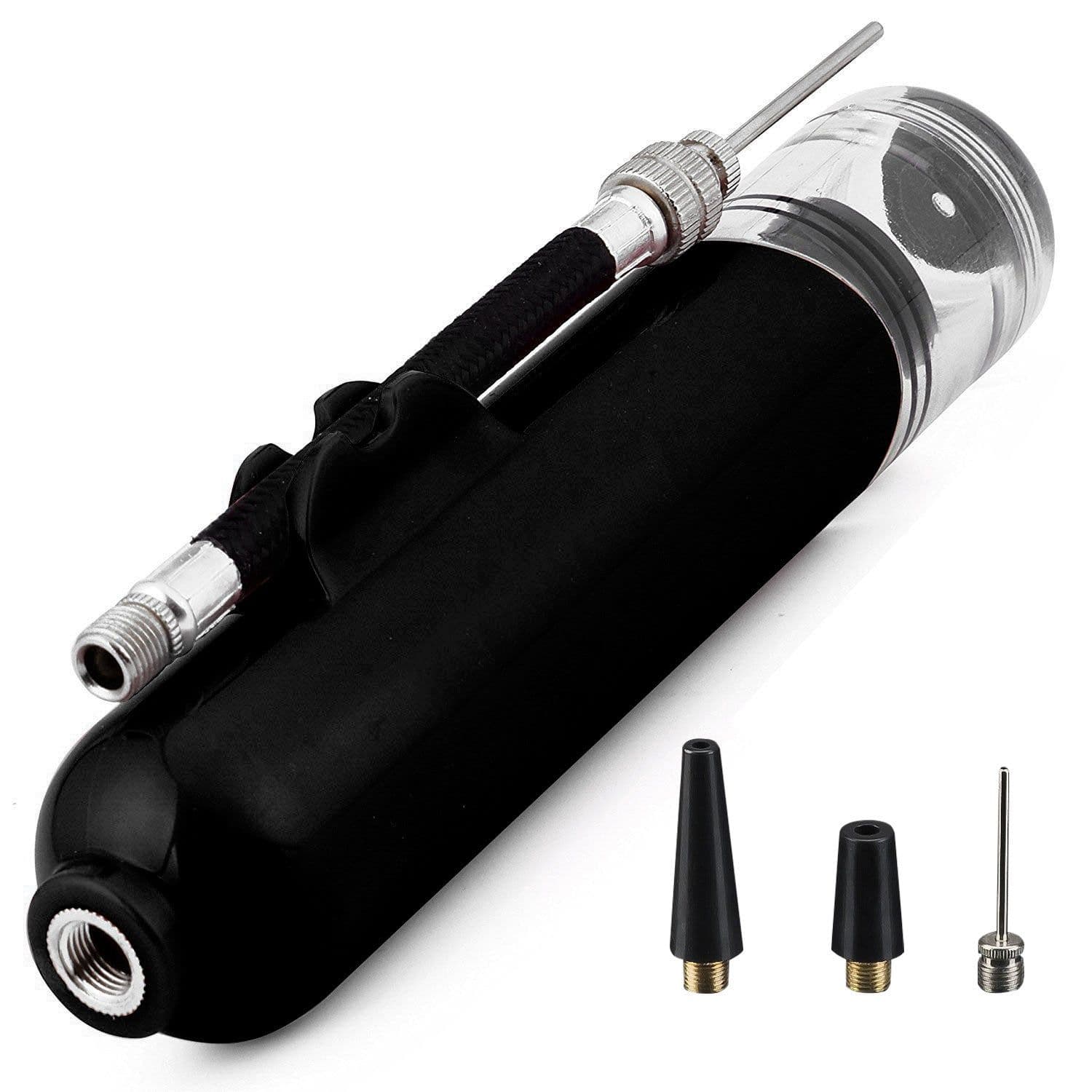 image-Basketball Inflator Pump - Portable 8" with Needles