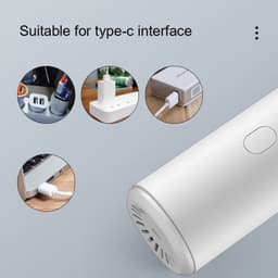 image-High-power And Powerful Mini Car Vacuum Cleaner Wireless Charging For Household Use In The Car