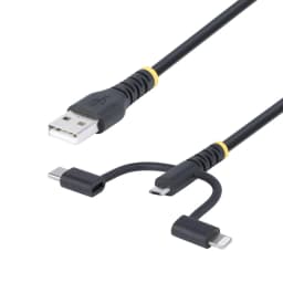 image-USB Cable Startech RLTCUB1MBK Black 1 m