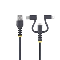 image-USB Cable Startech RLTCUB1MBK Black 1 m