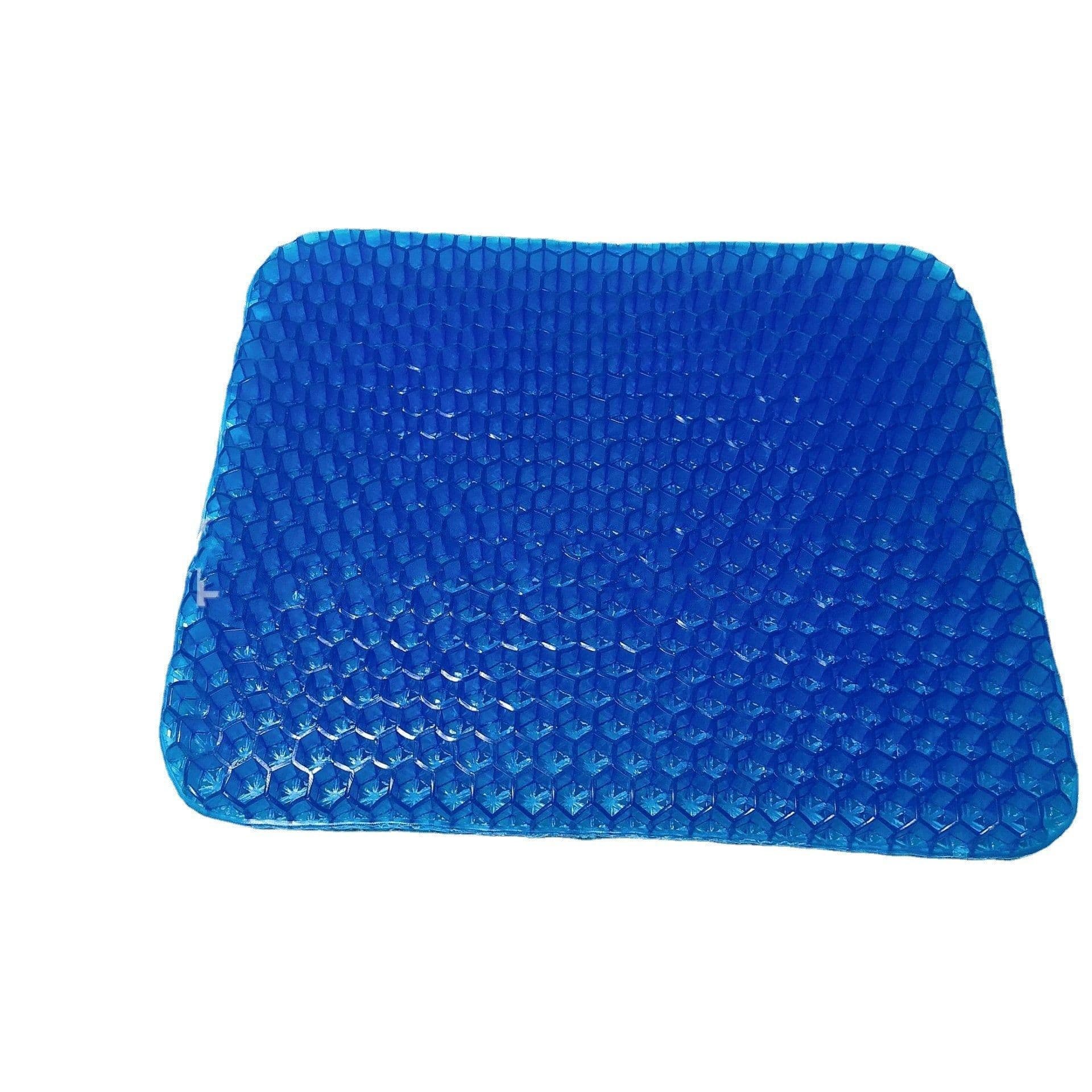image-Summer Gel Seat Cushion Breathable Honeycomb Design For Pressure Relief Back Tailbone Pain For Home And Car