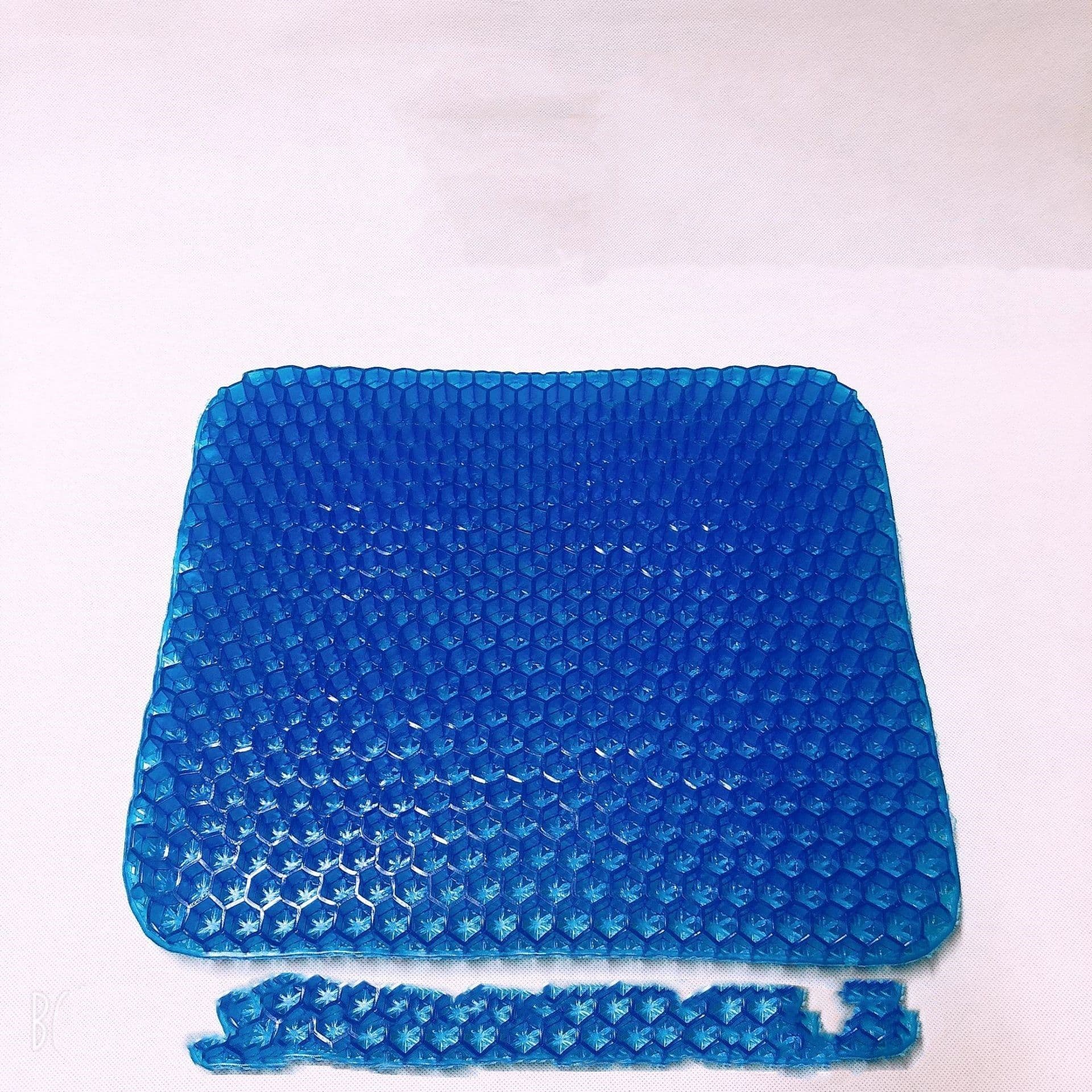 image-Summer Gel Seat Cushion Breathable Honeycomb Design For Pressure Relief Back Tailbone Pain For Home And Car