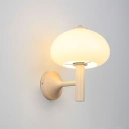 image-Small Mushroom Wall Lamp Retro Decor Living Room Bedroom Bedside