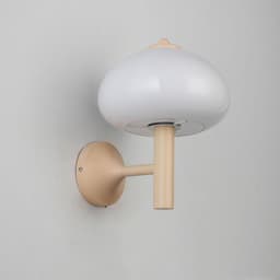 image-Small Mushroom Wall Lamp Retro Decor Living Room Bedroom Bedside