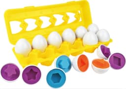 image-Cross-border special for smart egg pairing twisted egg recognition color children's educational early education assembled toy simulation egg box