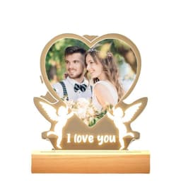 image-Valentine's Day Night Light Acrylic Color Printing Photo Personalized Ornament