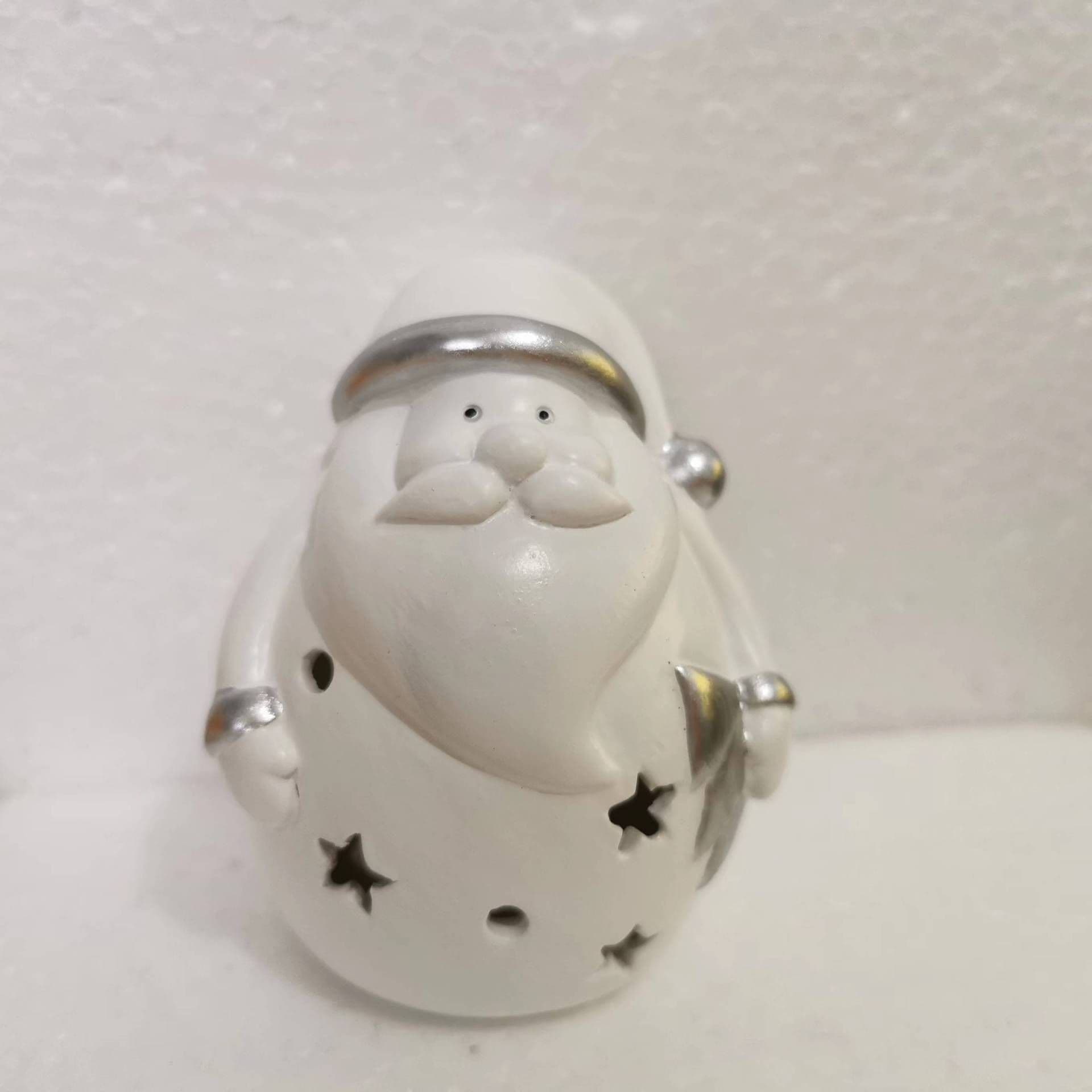 image-Santa Claus Snowman LED Festival Home Decoration Decoration Resin Crafts