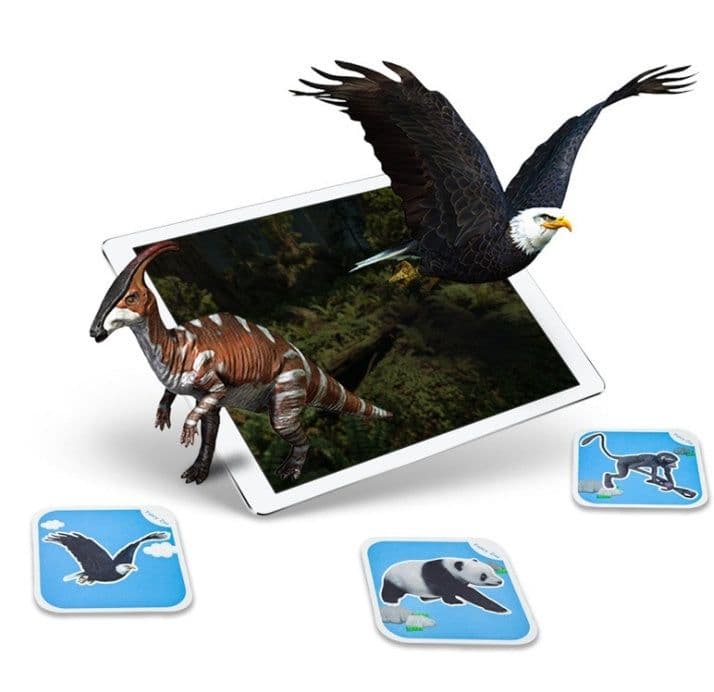 image-68Pcs Set Fancy Zoo Magic 4D Flashcards AR Animal Educational Game 13 Languages Can Switchable Best Toy Gift For Kid