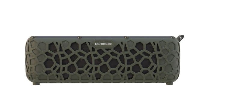 image-Bluetooth Speaker 10W Solar - Green IPX6 Waterproof Outdoor