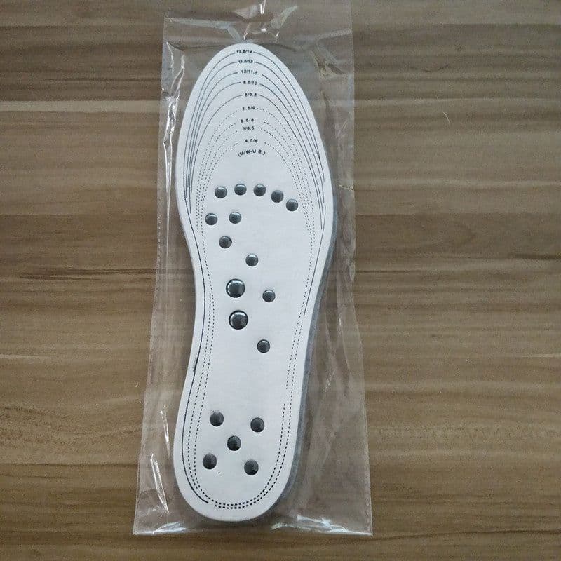 image-Just Magnetic Insole - Black White 18 Magnets