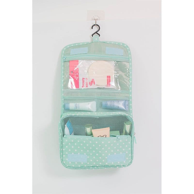 image-New product waterproof travel hanging hook wash bag large capacity cosmetic bag multi-function storage bag wash bag