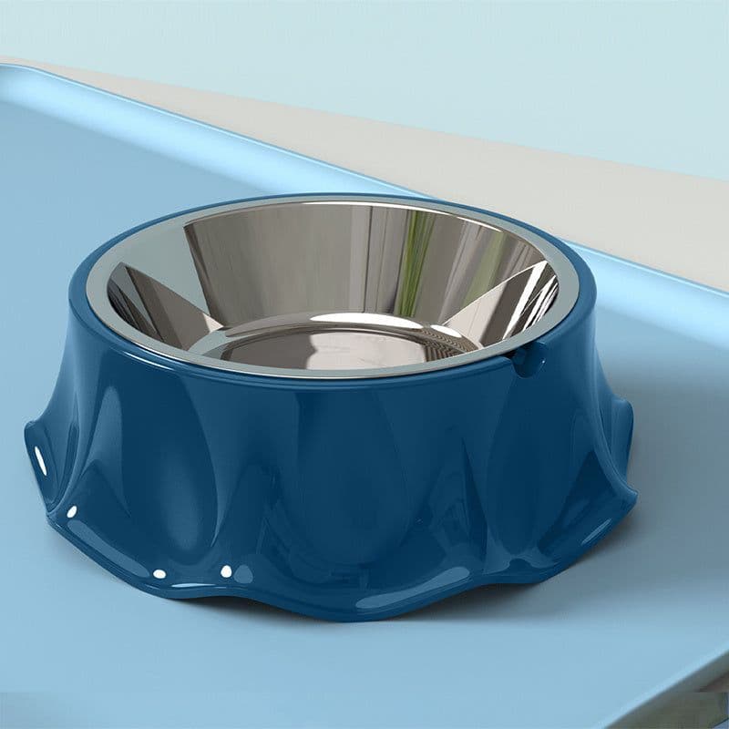 image-Pet Cat Dog Bowl For Food And Water, Stainless Steel Pet Feeding Bowl, Cat Bowls Non-Slip Stainless Steel Small Cat Food Bowls Durable Non-Skid Insulated Heavy Duty With Rubber Bottom