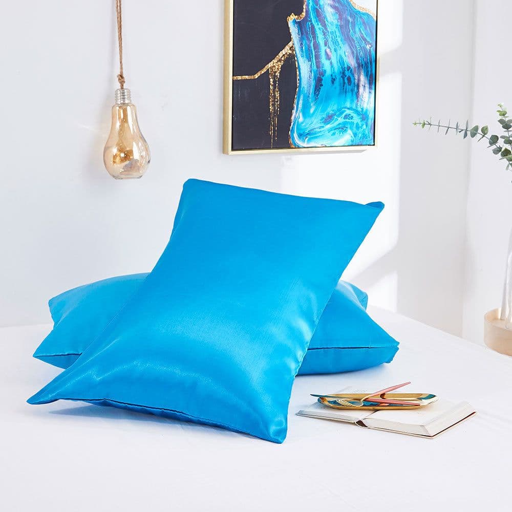 image-Silk double pillowcase