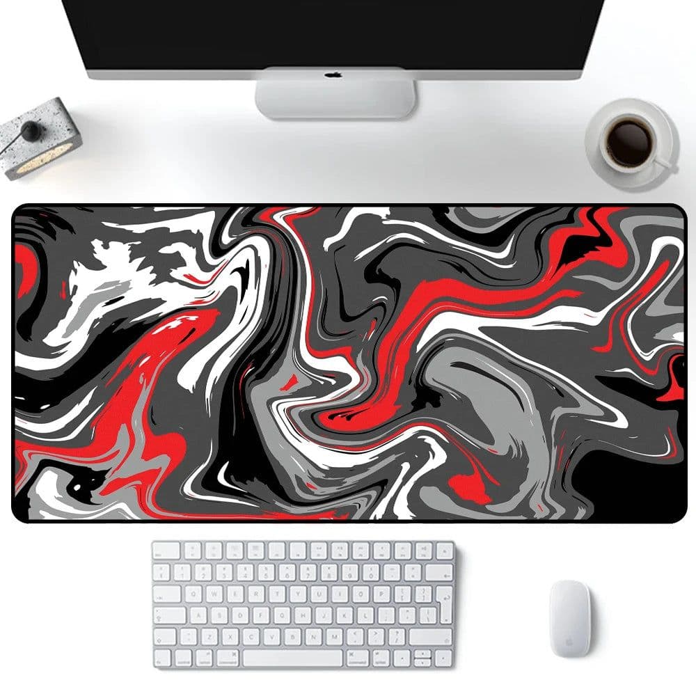image-Mouse Pad Tiger Mouse Mat Gamer Black Big Mousepad Company Speed Mause Pad XXL Table Mats Office Carpet Rugs for Computer Desk