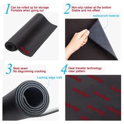 image-Mouse Pad Tiger Mouse Mat Gamer Black Big Mousepad Company Speed Mause Pad XXL Table Mats Office Carpet Rugs for Computer Desk