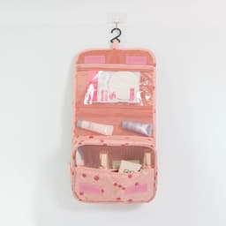 image-New product waterproof travel hanging hook wash bag large capacity cosmetic bag multi-function storage bag wash bag