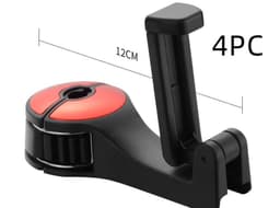 image-Car Headrest Hook Phone Car Holder Car Hanger For A4 B6 Seat Back Hanger Storage Hook Phone Holder Auto Fastener Clip